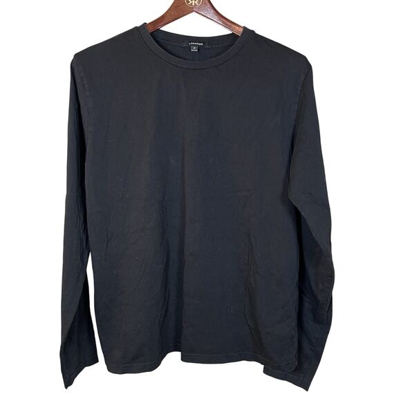 Lamarque Other - Lamarque Men's Long Sleeve Crewneck T-Shirt Black Size M Soft & Comfortable